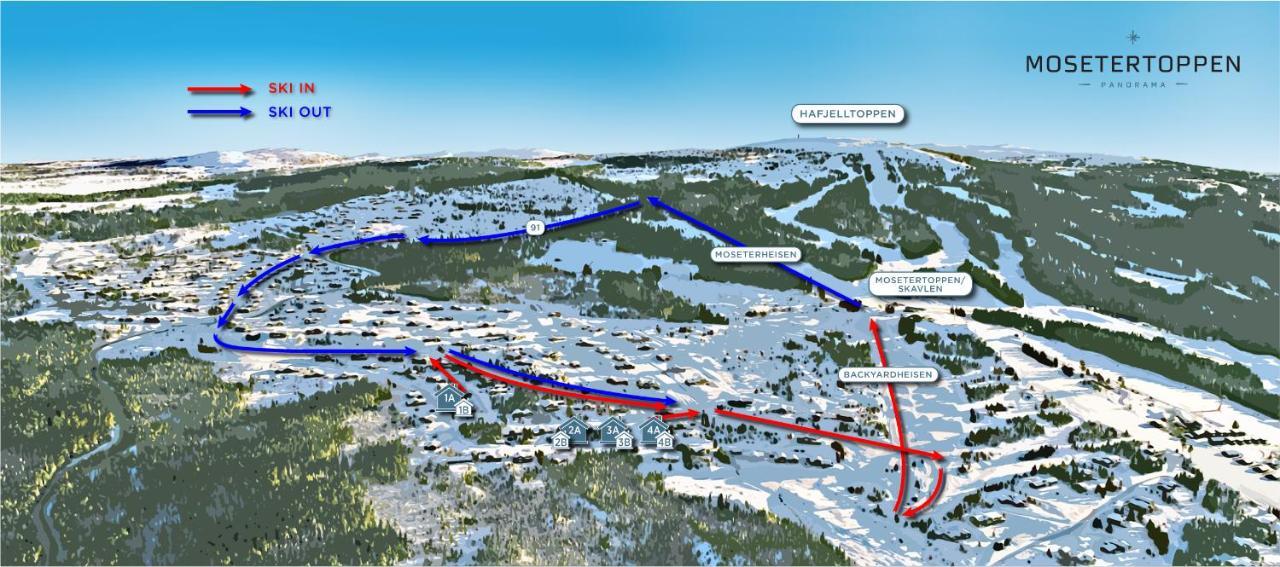 Mosetertoppen Panorama, Anneks 2B - Hafjell Extérieur photo